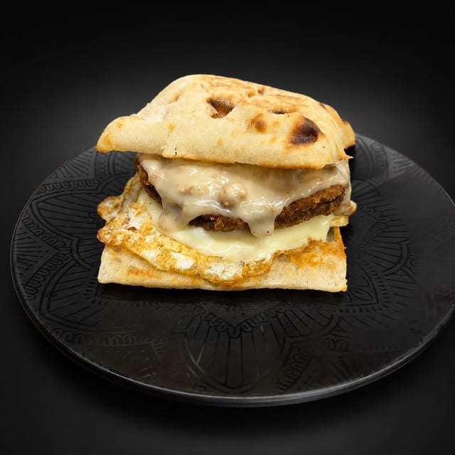 Country Fried Steak Sandwich.