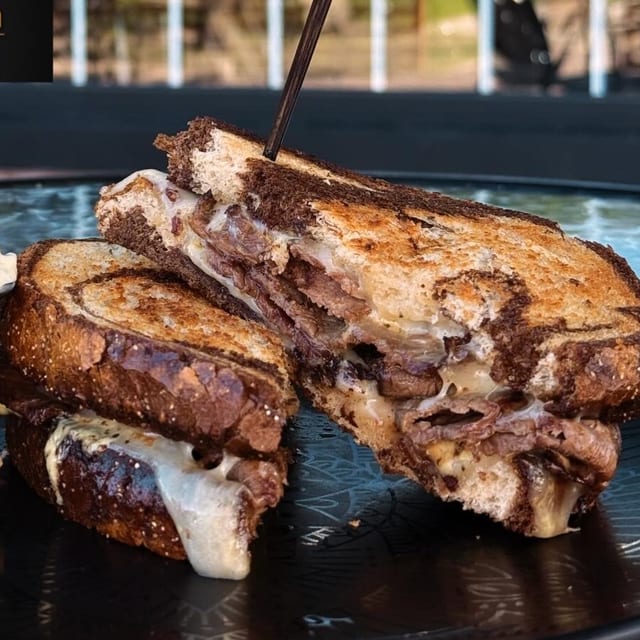 Pastrami Melt Sandwich.